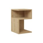 Tavolinë anësore Carol melamine në nuancë natyrale 29.6x31.4x45cm