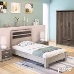 Bed Olympus  në ngjyrë castillo-toro 100x200 - Image 2