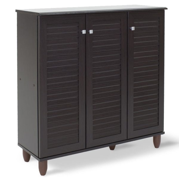 Kabineti i këpucëve SANTΟ  16 çifte wenge 89.5x34.5x91.5cm