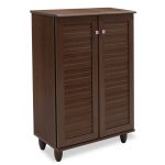 Kabineti i këpucëve SANTΟ  10 çifte arrë arrë 60x34.5x91.5cm