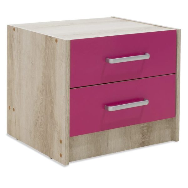 Nightstand për fëmijë Looney castillo-pink 47,5x40,5x40,5