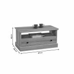 Tavolina e kafesë Libby  natyrore 87x46x43cm - Image 4