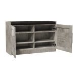 Stool kabineti këpucë Crispy  9 çifte antracite antike 94x34.5x60cm - Image 4