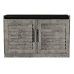 Stool kabineti këpucë Crispy  9 çifte antracite antike 94x34.5x60cm - Image 5