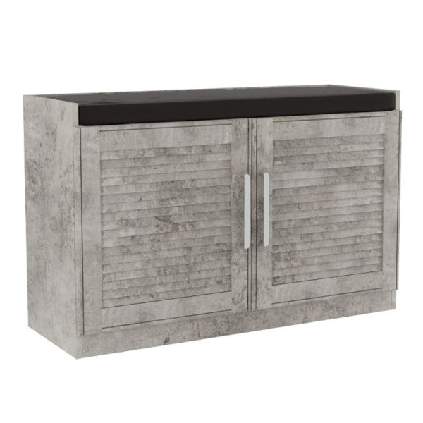 Stool kabineti këpucë Crispy  9 çifte antracite antike 94x34.5x60cm