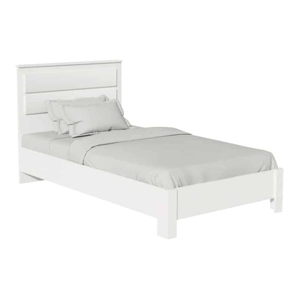 Bed Olympus  në ngjyrë të bardhë 100x200