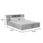 Set studentor OLYMPUS B, dhomë gjumi, me 4 copë, në ngjyrë antike-antracit. - Image 5