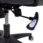 Karrige zyre Momentum Bucket, me stof dhe PU ngjyrë të zezë - Image 7