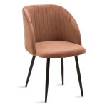 Armchair Oasis  kadife e kalbur mollë - këmbë të zeza