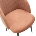 Armchair Oasis  kadife e kalbur mollë - këmbë të zeza - Image 5