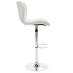 Karrige shanku Coozy Pakoworld PU me kornizë kromi në ngjyrë të bardhë - Image 4