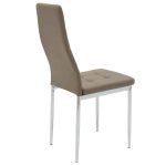 Karrige Cube  PU mocha-chrome këmbë - Image 2