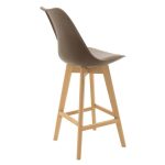 Gaston  stool bar PP me PU ngjyra mocha ndërtim profesional - Image 2