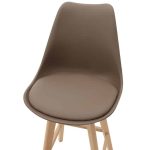 Gaston  stool bar PP me PU ngjyra mocha ndërtim profesional - Image 5