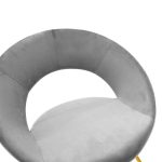 Karrige Valentina  metal ari me kadife gri - Image 5