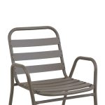 Karrige Sussie, metal me ngjyrë shampanje dhe shtresa alumini, 45x62x76cm - Image 2