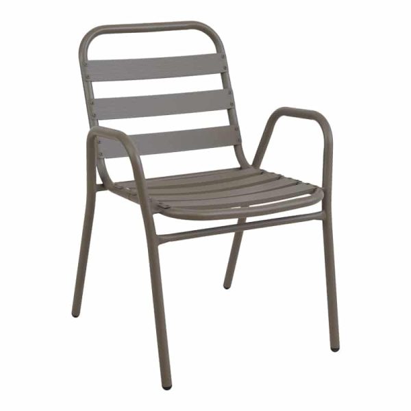 Karrige Sussie, metal me ngjyrë shampanje dhe shtresa alumini, 45x62x76cm