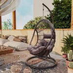 Swing Lacie  varur pe metal anthracite-jastëk gri - Image 2