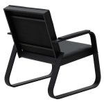 Fotele Rogelio, PU në ngjyrë te zezë 67x72x85cm - Image 3