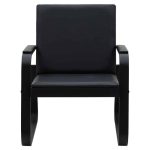 Fotele Rogelio, PU në ngjyrë te zezë 67x72x85cm - Image 5