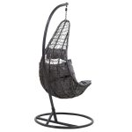 Soleil  swing varur metal-pp-jastëk gri 103x83x200cm - Image 2