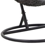 Soleil  swing varur metal-pp-jastëk gri 103x83x200cm - Image 6