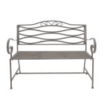 Benko  stol metalik ne nuance bronzi 114x45x95cm - Image 2
