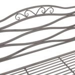 Benko  stol metalik ne nuance bronzi 114x45x95cm - Image 4