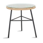 Tabela Gaus metal i zi-pe-xham natyral D45x46cm