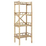 Calder shelf unit ngjyra natyrore 55x35x145cm