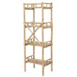 Calder shelf unit ngjyra natyrore 55x35x145cm - Image 4