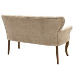 Samara divan  2-vendësh pëlhurë antike beige 130x64x78cm - Image 4