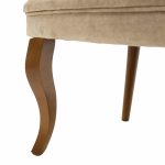 Samara divan  2-vendësh pëlhurë antike beige 130x64x78cm - Image 6