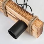 Drita tavani PWL-1027  Ε27 metal e zeze-natyrale 48.5x10x47cm - Image 3