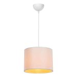 Llambë tavani PWL-1115, Ε27 e bardhë-krem D22x16.5cm - Image 3