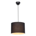 Llambë tavani PWL-1115, Ε27 e zezë D22x60cm - Image 3