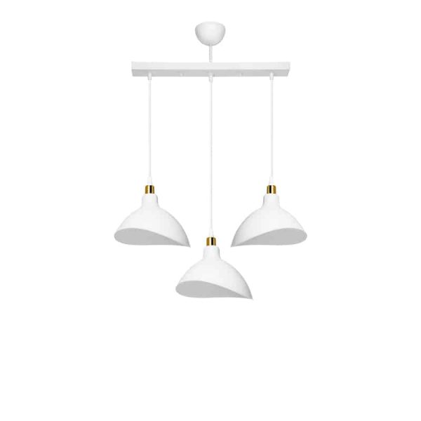 Llambë Triha, PP në nuancë të bardhë 60x22x90cm