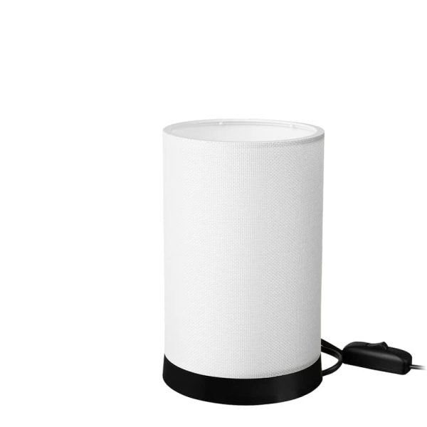 Llambë tavoline Fana, PVC në nuancë krem, D14x21cm