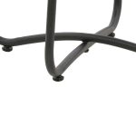 Τable Bramwell  metal gri të errët D40x50cm - Image 4