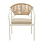 Set kopshti Bonanza, 4 copë, ratan ngjyrë bezhë - alumin - Image 6