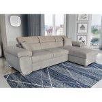 Qoshe divan-krevat kthyeshëm Comy  beige-kafe 286x160x75-90cm - Image 3