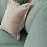 Divani i qoshes Boston  majtas pëlhurë qoshe ciel-cream 290x235x95cm - Image 6