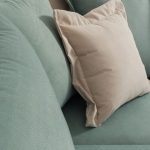 Divan qoshe Pakoworld romantike pëlhurë qoshe të djathtë Ciel-Cream 290x235x95cm - Image 6