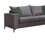 3 seater Verona divan anthracite - jastëkë cypress 225x93x100cm - Image 2