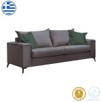 3 seater Verona divan anthracite - jastëkë cypress 225x93x100cm