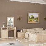 Tavolina e veshjes me pasqyrë Rebecca  sonoma 90x38.5x147.5cm - Image 2