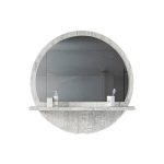 Mirror Lesley antike e bardhë 60x2x60cm