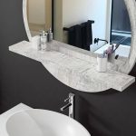 Mirror Lesley antike e bardhë 60x2x60cm - Image 4