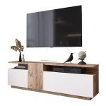 TV stand Elana  sonoma-white 150x29.5x46.3cm