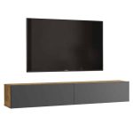 Dello  mur TV njësi anthracite-sonoma ngjyra 180x31.6x29.6cm